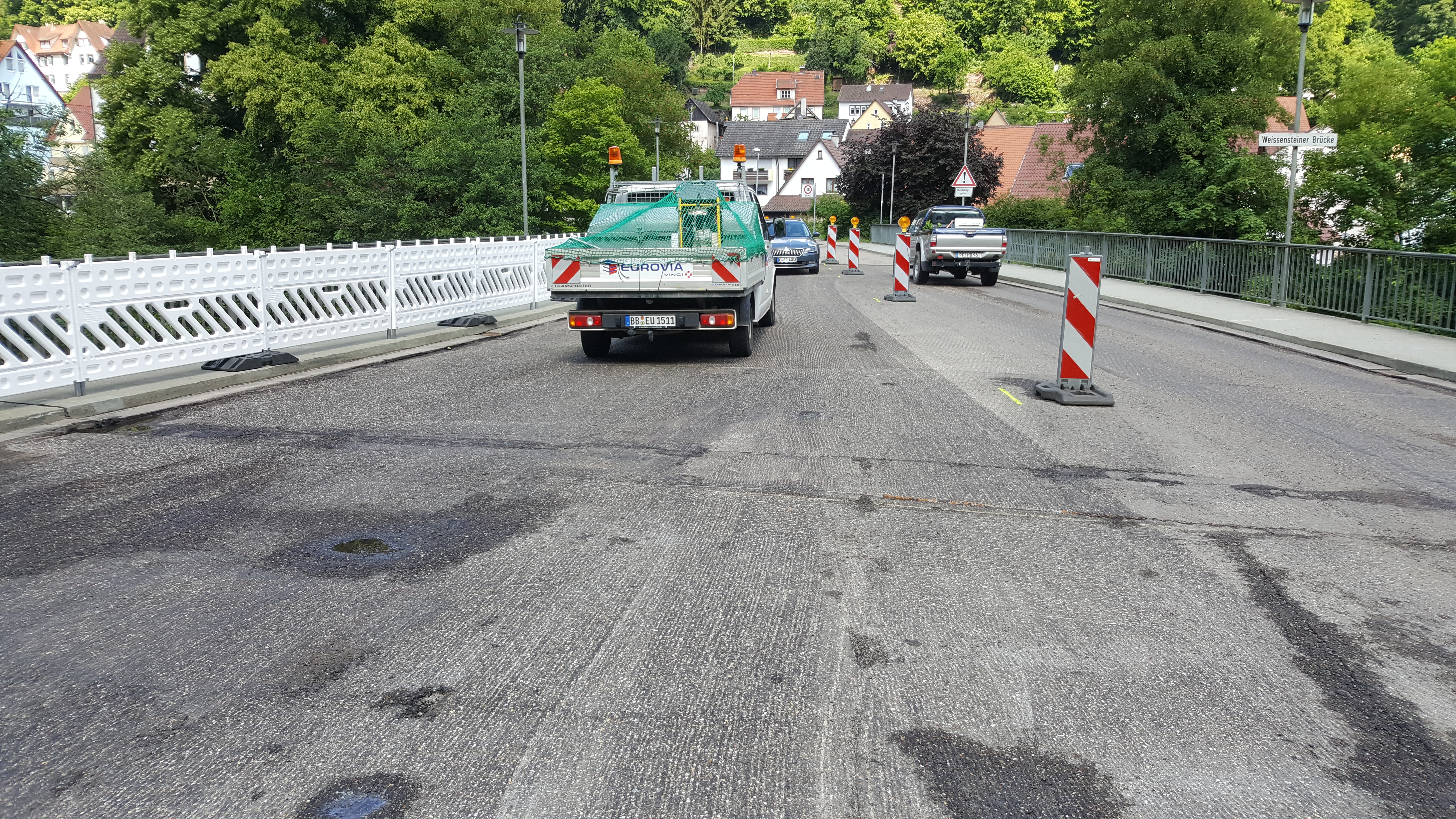Verstärkung der Brückenfugen