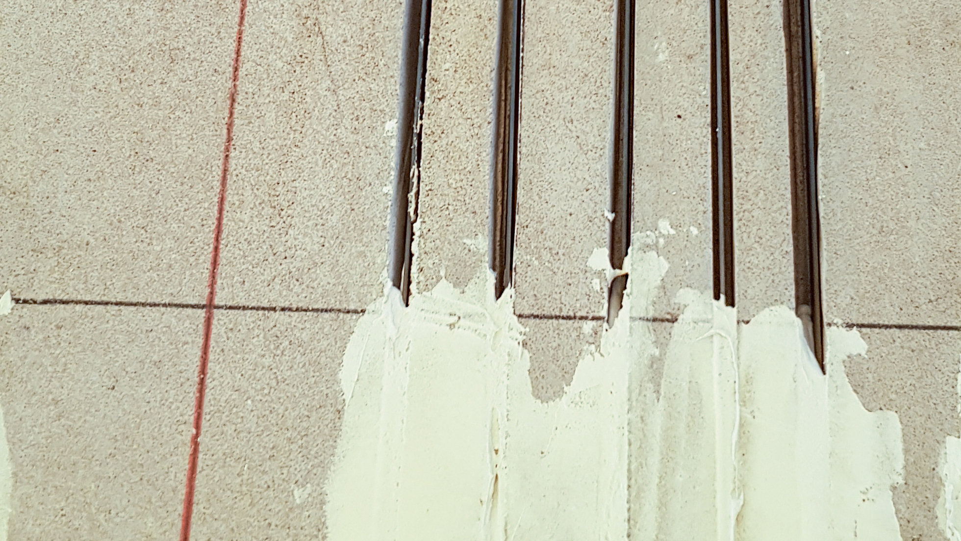 Verstärkung Brückenplatte halbseitig eingebaut