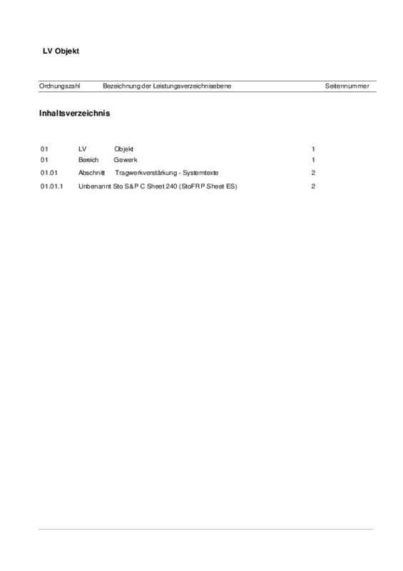 Ausschreibungstext Sto S&P C-Sheet 240