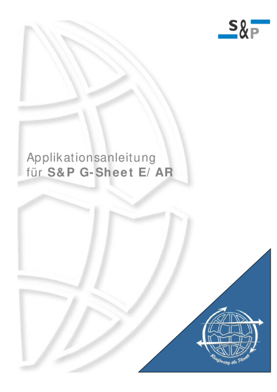 Applikationsanleitung Sto S&P G-Sheet E 90/10 A - Sto S&P G-Sheet AR 90/10 A