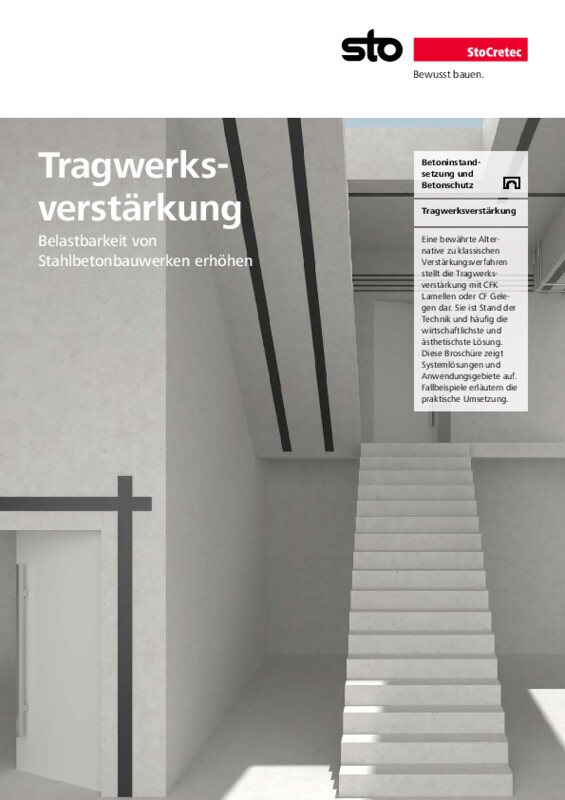 Broschüre Tragwerksverstärkung StoCretec
