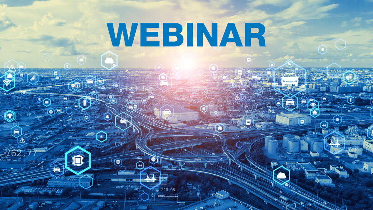 Webinar Infrastruktur mit Icons