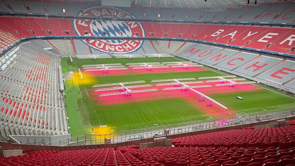 Blick ins das Stadion