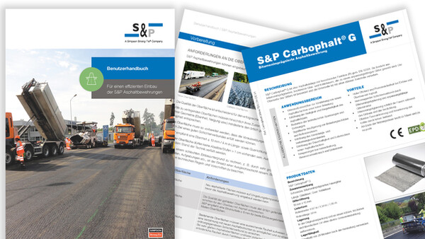 Überarbeitete Dokumentationen S&P Asphaltbewehrung